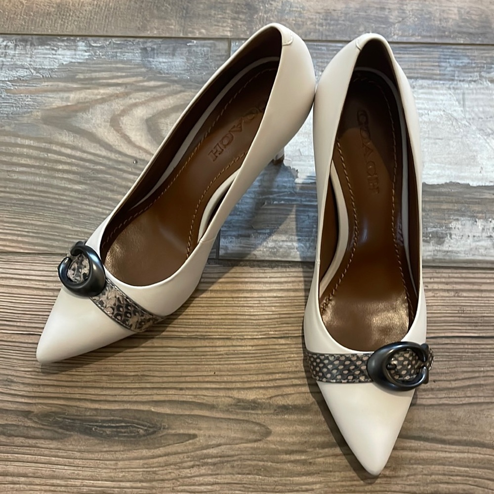 Coach Closed Toe Heels - never worn